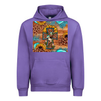 Tulip leopard cross sunflower Urban Hoodie - JahusDesignShop
