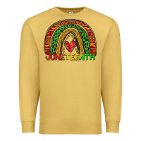 Antique Gold juneteenth rainbow Premium Sweatshirt - Zillion Design Studio