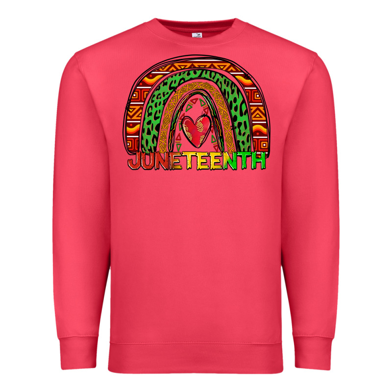Juneteenth Rainbow Premium Sweatshirt by Zillion Design Studio | Teevron