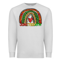 Dove Grey juneteenth rainbow Premium Sweatshirt - Zillion Design Studio