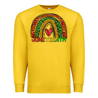 Lemon juneteenth rainbow Premium Sweatshirt - Zillion Design Studio