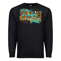 Black faith over fear Premium Sweatshirt - texasbilliewilder