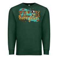 Sports Green faith over fear Premium Sweatshirt - texasbilliewilder
