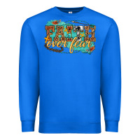 True Royal faith over fear Premium Sweatshirt - texasbilliewilder