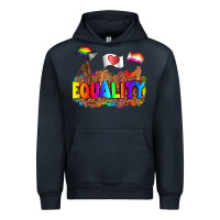 Navy equality pride flags Urban Hoodie - AdoDesignShop
