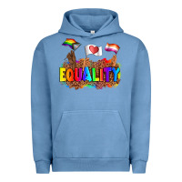 Pigment Pebble Blue equality pride flags Urban Hoodie - AdoDesignShop