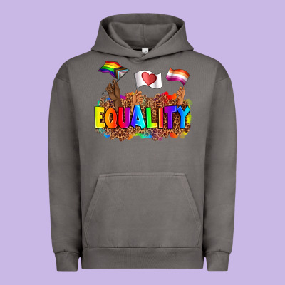 Equality Pride Flags Urban Hoodie Designed By Adodesignshop