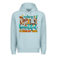 Blue Mist making nails beautiful is kinda my thing Premium Hoodie - AdoDesignShop