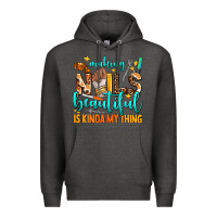 Charcoal Heather making nails beautiful is kinda my thing Premium Hoodie - AdoDesignShop
