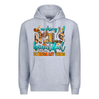 Heather Grey making nails beautiful is kinda my thing Premium Hoodie - AdoDesignShop