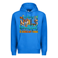 True Royal making nails beautiful is kinda my thing Premium Hoodie - AdoDesignShop