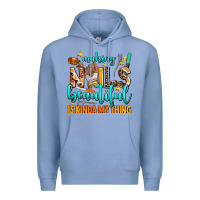 Colony Blue making nails beautiful is kinda my thing Premium Hoodie - AdoDesignShop
