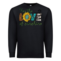 Black for the love of sunshine Premium Sweatshirt - texasbilliewilder