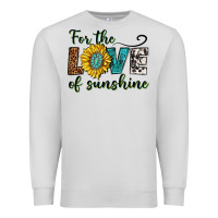 Dove Grey for the love of sunshine Premium Sweatshirt - texasbilliewilder