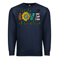 Navy for the love of sunshine Premium Sweatshirt - texasbilliewilder