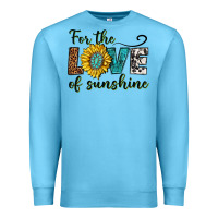 Ocean Blue for the love of sunshine Premium Sweatshirt - texasbilliewilder