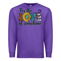 Purple for the love of sunshine Premium Sweatshirt - texasbilliewilder