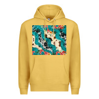 Antique Gold turquoise glitter cowhide Premium Hoodie - JahusDesignShop
