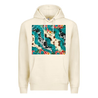 Tofu turquoise glitter cowhide Premium Hoodie - JahusDesignShop
