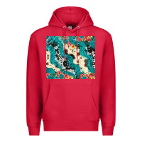 Cardinal turquoise glitter cowhide Premium Hoodie - JahusDesignShop