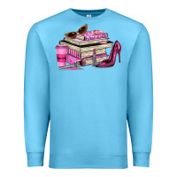 Ocean Blue girl boss lady Premium Sweatshirt - texasbilliewilder