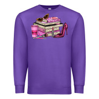 Purple girl boss lady Premium Sweatshirt - texasbilliewilder