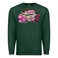 Sports Green girl boss lady Premium Sweatshirt - texasbilliewilder