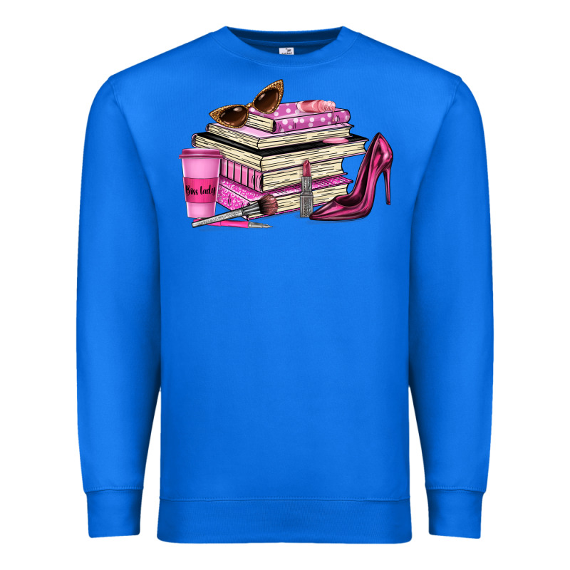 Girl Boss Lady Premium Sweatshirt by texasbilliewilder | Teevron