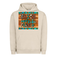 Pigment French Oak faith over fear Urban Hoodie - JahusDesignShop