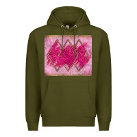 Army Green pink glitter Premium Hoodie - JahusDesignShop