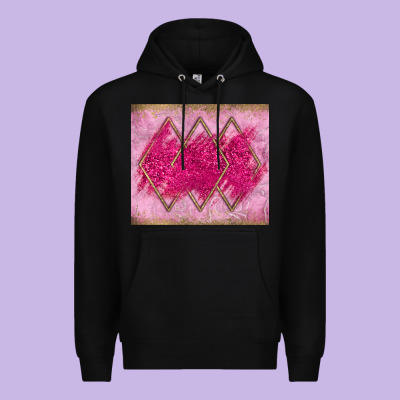 Pink Glitter Premium Hoodie Designed By Jahusdesignshop