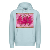 Blue Mist pink glitter Premium Hoodie - JahusDesignShop