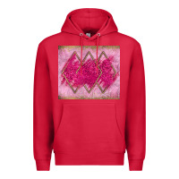 Cardinal pink glitter Premium Hoodie - JahusDesignShop