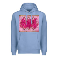 Colony Blue pink glitter Premium Hoodie - JahusDesignShop