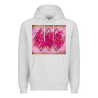 Dove Grey pink glitter Premium Hoodie - JahusDesignShop