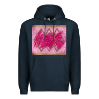 Navy pink glitter Premium Hoodie - JahusDesignShop
