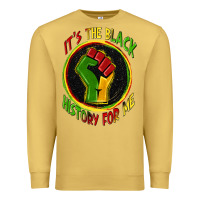 Antique Gold it's the black history for me Premium Sweatshirt - Zillion Design Studio