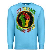 Ocean Blue it's the black history for me Premium Sweatshirt - Zillion Design Studio