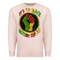 Pale Pink it's the black history for me Premium Sweatshirt - Zillion Design Studio