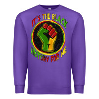 Purple it's the black history for me Premium Sweatshirt - Zillion Design Studio