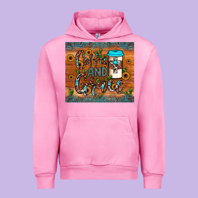 Coffee And Grace Urban Hoodie Designed By Jahusdesignshop