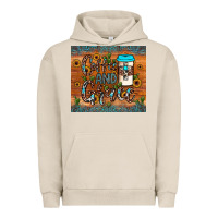 Pigment French Oak coffee and grace Urban Hoodie - JahusDesignShop