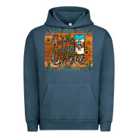 Pigment Midnight Navy coffee and grace Urban Hoodie - JahusDesignShop