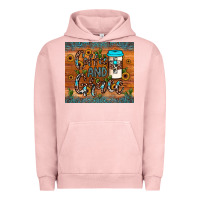 Pigment Salmon coffee and grace Urban Hoodie - JahusDesignShop
