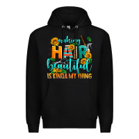Black making hair beautiful is kinda my thing Premium Hoodie - AdoDesignShop