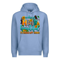 Colony Blue making hair beautiful is kinda my thing Premium Hoodie - AdoDesignShop