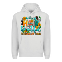 Dove Grey making hair beautiful is kinda my thing Premium Hoodie - AdoDesignShop
