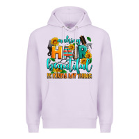 Lilac making hair beautiful is kinda my thing Premium Hoodie - AdoDesignShop