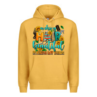 Mustard making hair beautiful is kinda my thing Premium Hoodie - AdoDesignShop