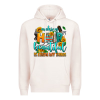 Pale Pink making hair beautiful is kinda my thing Premium Hoodie - AdoDesignShop